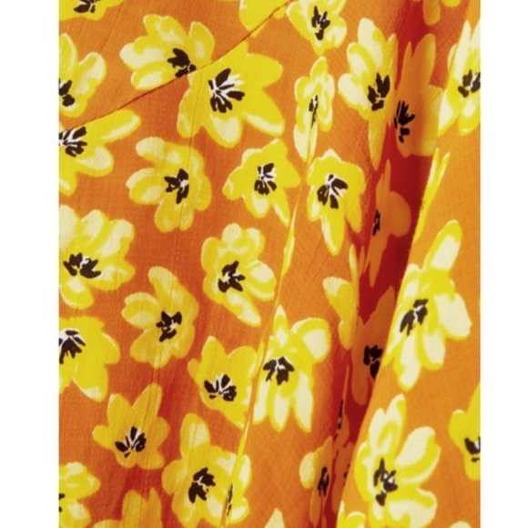 Faithfull the Brand Jasper midi skirt size 8 - Picture 9 of 12